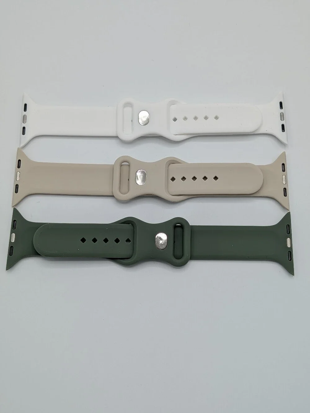 8 Pack Sport Silicone Watch Band Set - Multiple Colors Compatible For iWatch